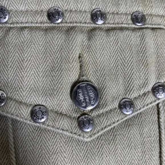 VTG  Harley Davidson Denim Jacket - Picture 4 of 6